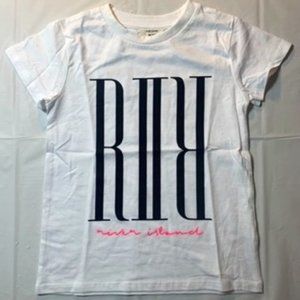 River Island Girl's RIIR Print White T-Shirt